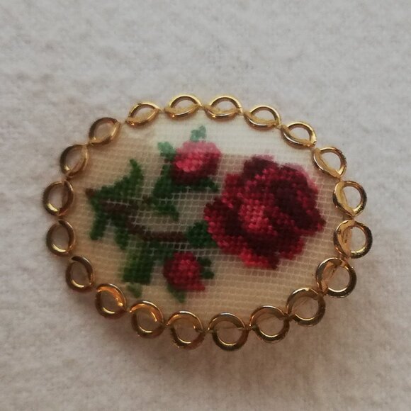 Needlepoint Rose Brochure - Picture 3 of 3